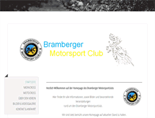 Tablet Screenshot of motocross-bramberg.de